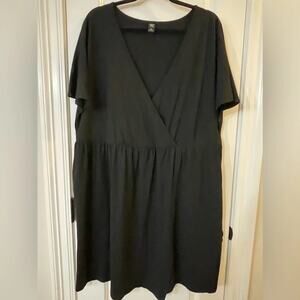 Shein Black Casual  Fit and Flare Dress - EUC - 4X